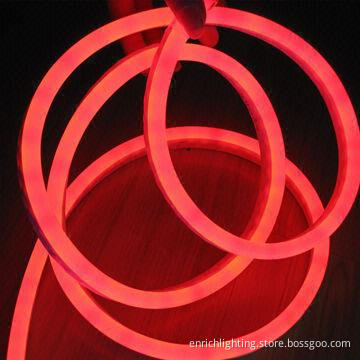 Flexible LED Neon Tubes, Single Color, 80 Pieces/Meter, IP65, 230/120V AC, 5W/Meter, Indoor, Outdoor